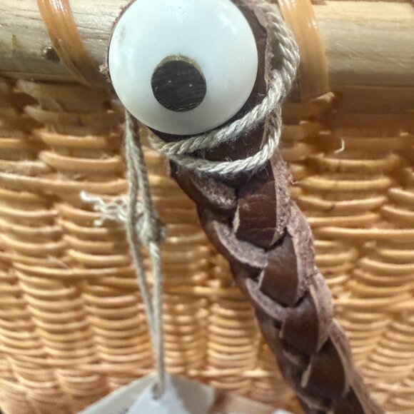 Nantucket Basket "Basketville" Tote VINTAGE - NEW - Picture 5 of 8